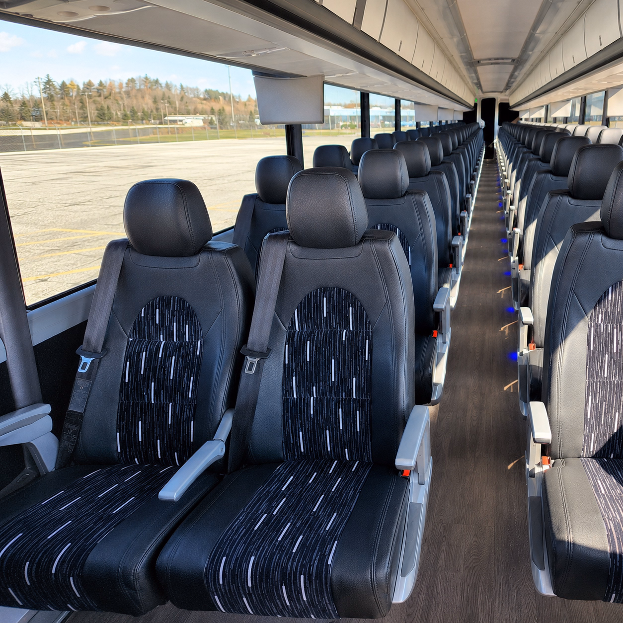 lafayette charter bus interior