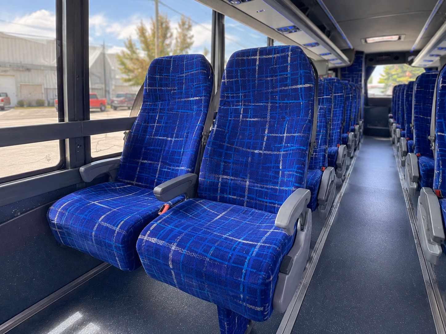 lafayette charter bus rental inside